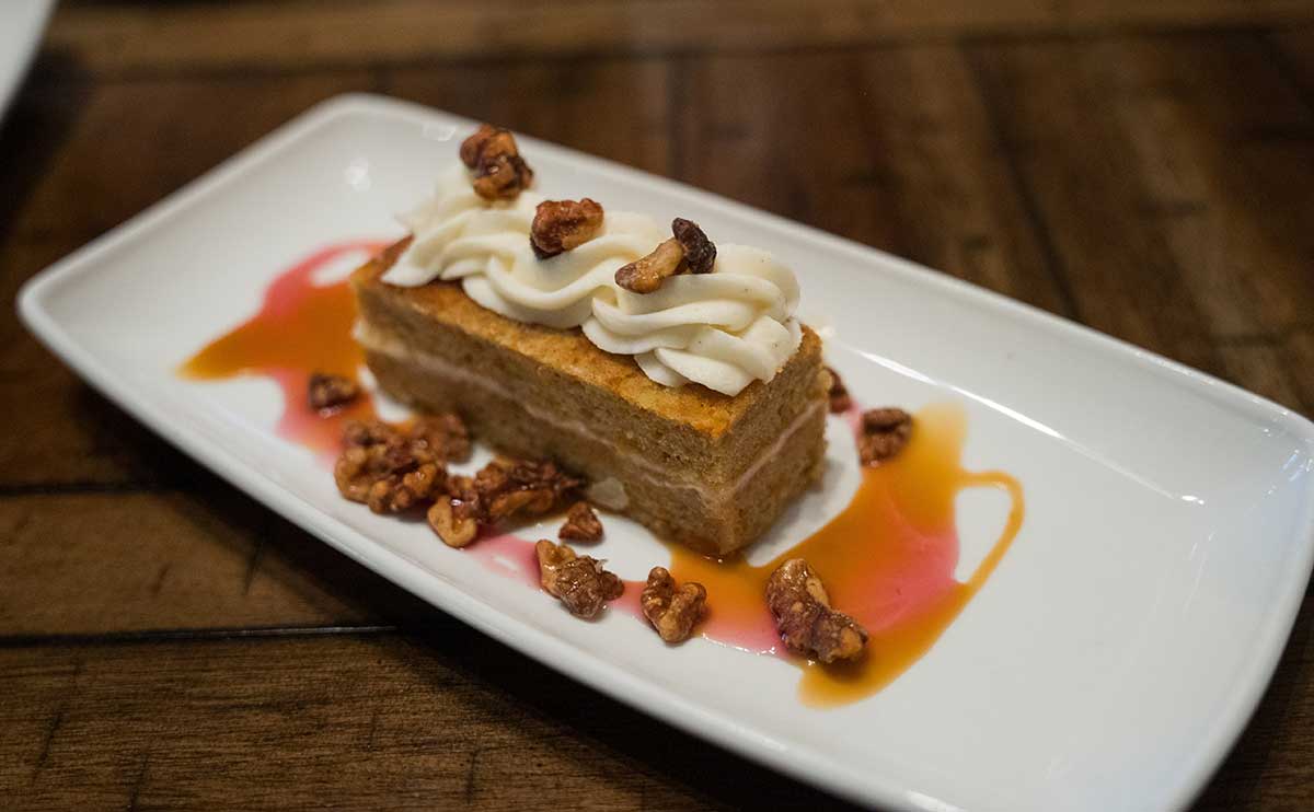 the mill steakhouse carrot cake